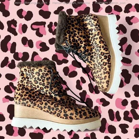 Leopard print platform boots 🤎 - Picture 3 of 4